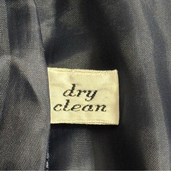 VTG Pendleton Womens Navy Wool Pencil Skirt USA Size 6 Office 90s Business Alt - Picture 8 of 9